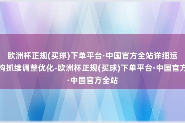 欧洲杯正规(买球)下单平台·中国官方全站详细运载结构抓续调整优化-欧洲杯正规(买球)下单平台·中国官方全站